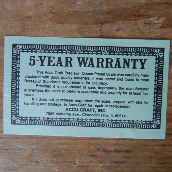 VTG 1981 Butter-Nut Coffee Maryland Club Vintage Hand Held Postage Scale - Picture 4 of 14